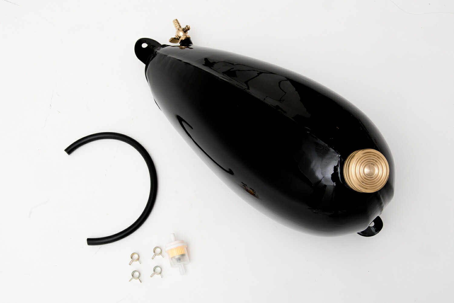 ハーレー　チョッパータンク　キャップ、コック付き 楽天市場】汎用品 ガソリンタンク 銅製 タンクキャップ コック セット