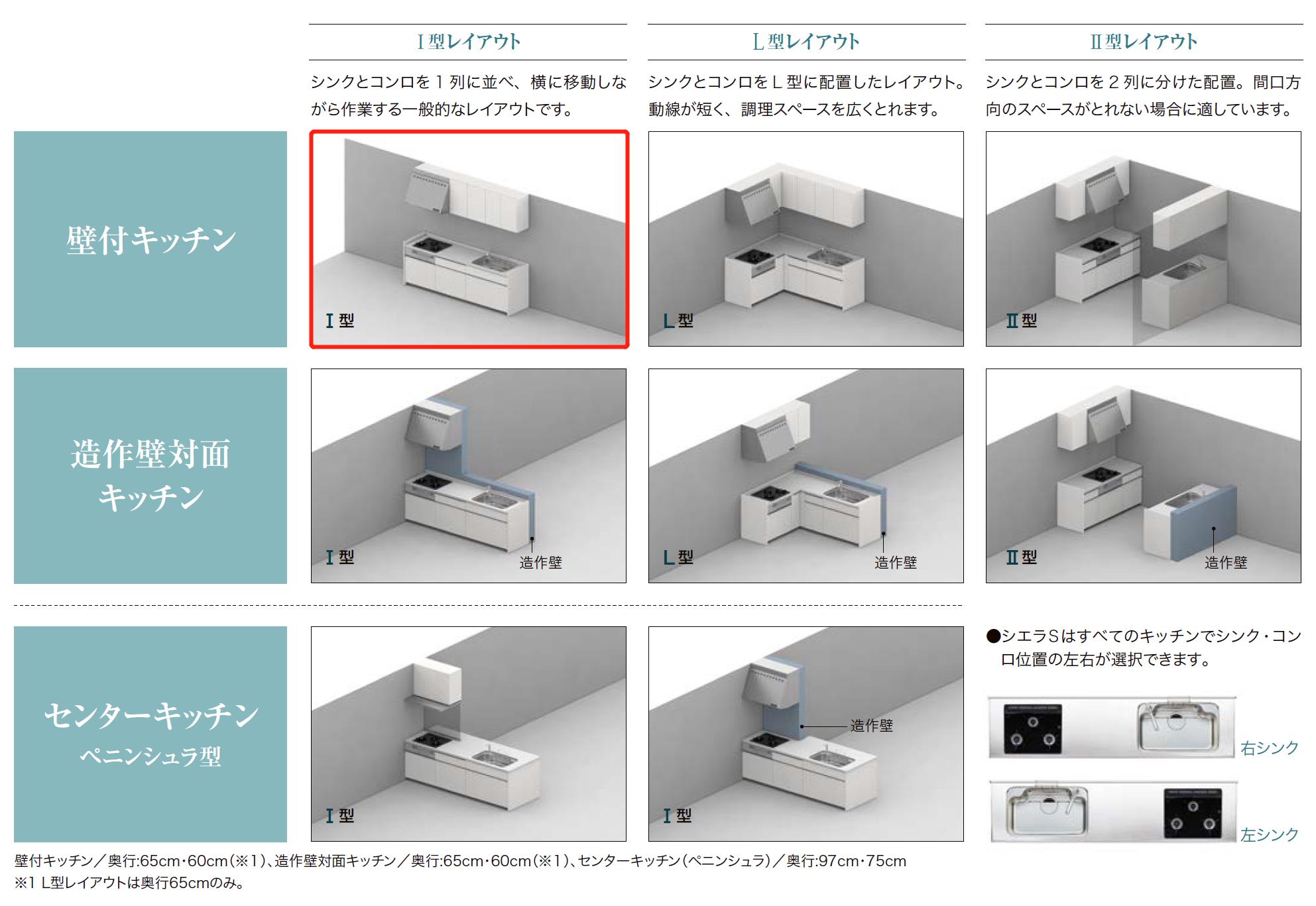 161954円 超安い LIXIL シエラS 壁付I型 開き扉プラン 間口2550mm 奥行650mm 食器洗い乾燥機付 システムキッチン オプション対応  メーカー直送