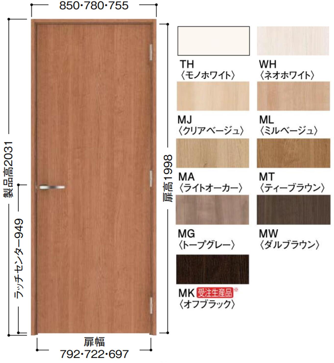 楽天市場】大建防音ドア スペシャル(S) 防音タイプ 枠820幅 S01デザイン 片開きドア 大建工業 : エクセレント建材