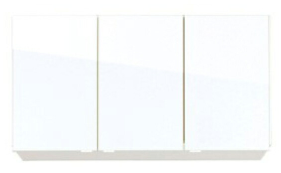 アイオ産業 吊戸棚KLH-1000H 標準鏡面扉スノーホワイト色W1000mm &times; D362mm &times; H600 + 25mm(エリア限定配送無料)｜エクセレント建材