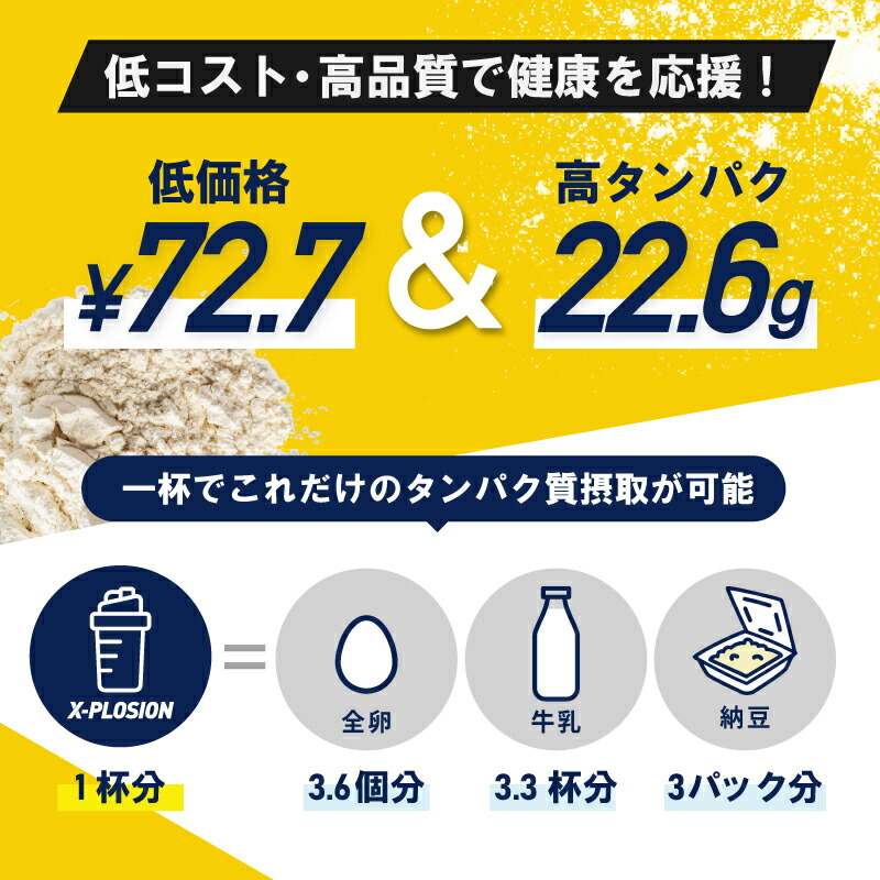 プロテイン WPC エクスプロージョン 3kg ミルクチョコレート味 ホエイ