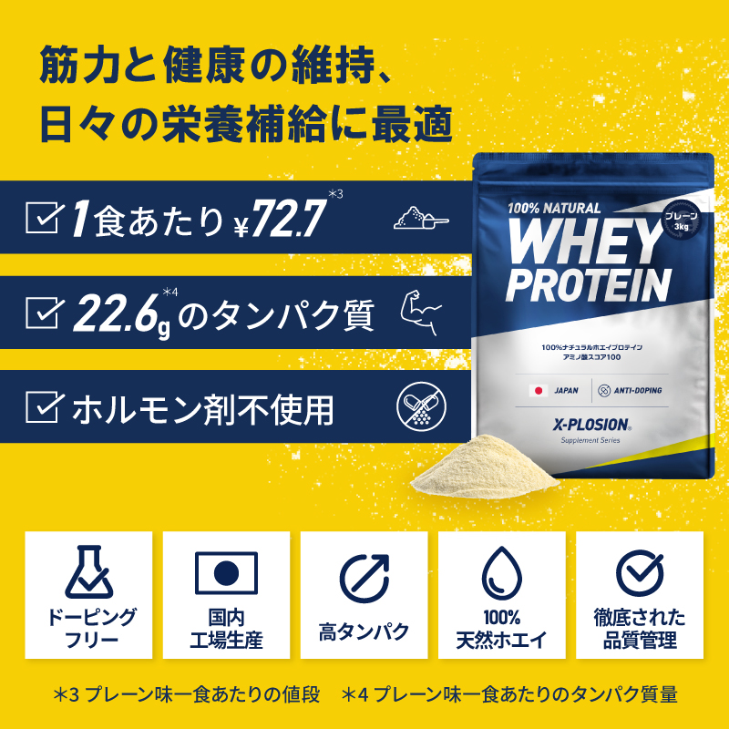 プロテイン WPC エクスプロージョン 3kg カフェオレ味 ホエイ