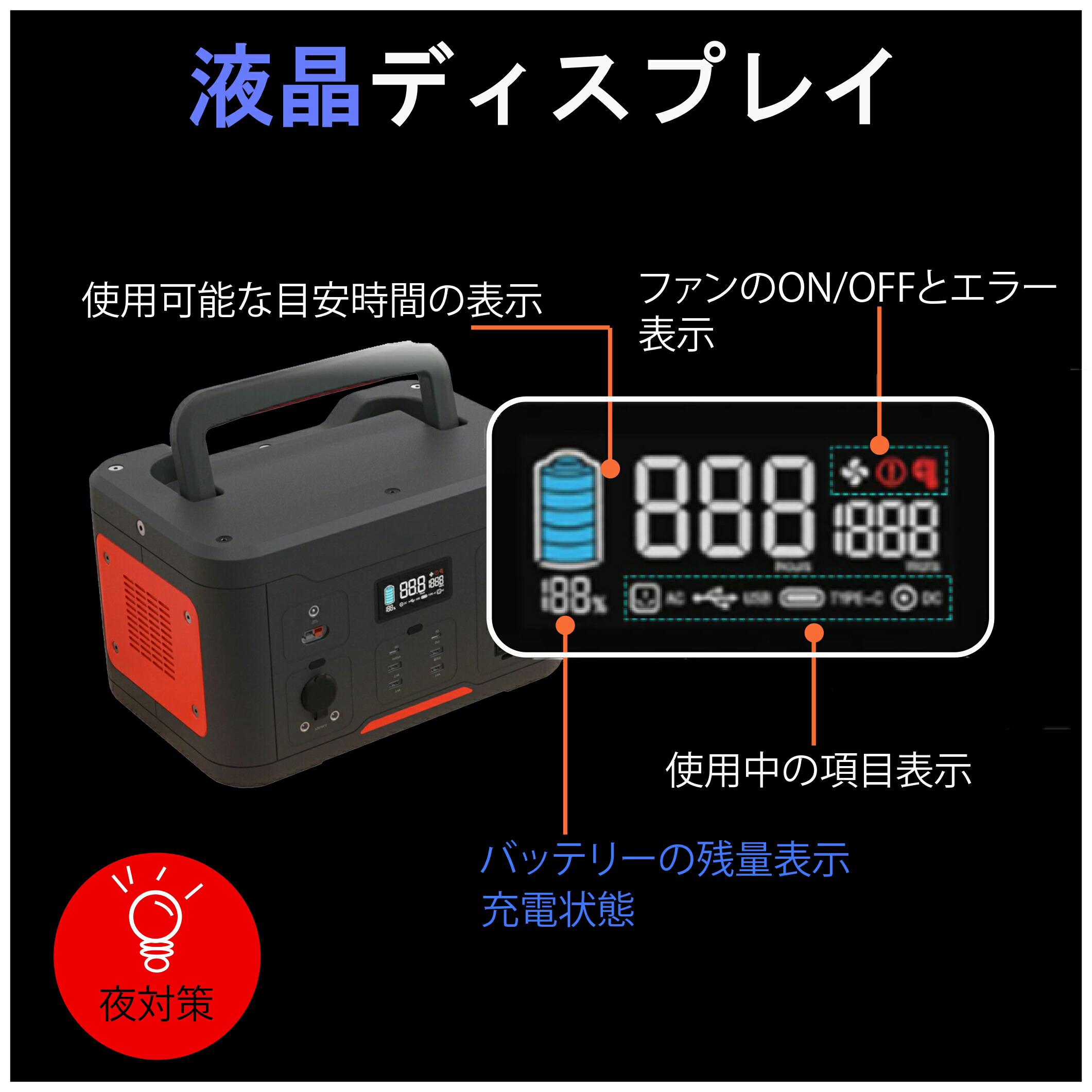 リバーシブルタイプ 新品 Enernova ポータブル電源 大容量 1166Wh