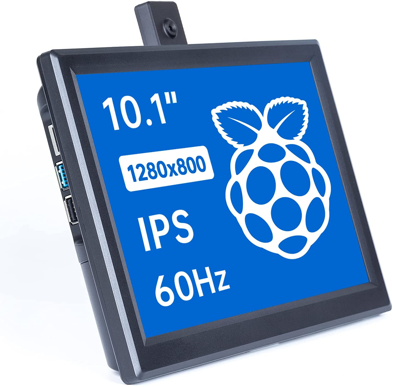 ポータブルモニター 10.1" LCD IPS Raspberry Pi 4B 一体型 ディスプレイ 解像度1280&times;800 スピーカ内蔵 Raspberry Pi 4B用 ラズパイ保護キャップ 冷却プファン ALL-In-One設計 SunFounder【ラズベリーパイ本体付属なし】｜X-Rainbow
