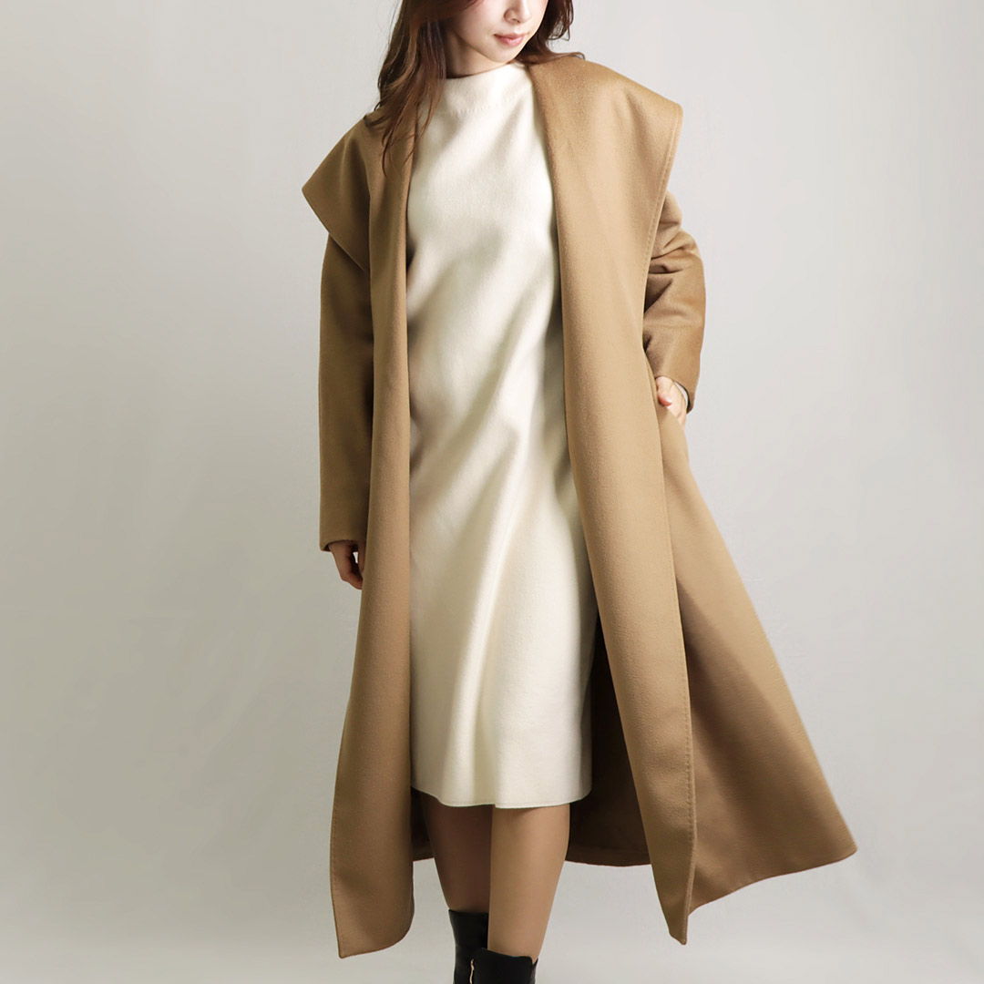 MaxMara マックスマーラ　レア　ベルテッドコート　40 ロングコート 楽天市場】MAX MARA Studio マックスマーラ ステュディオ