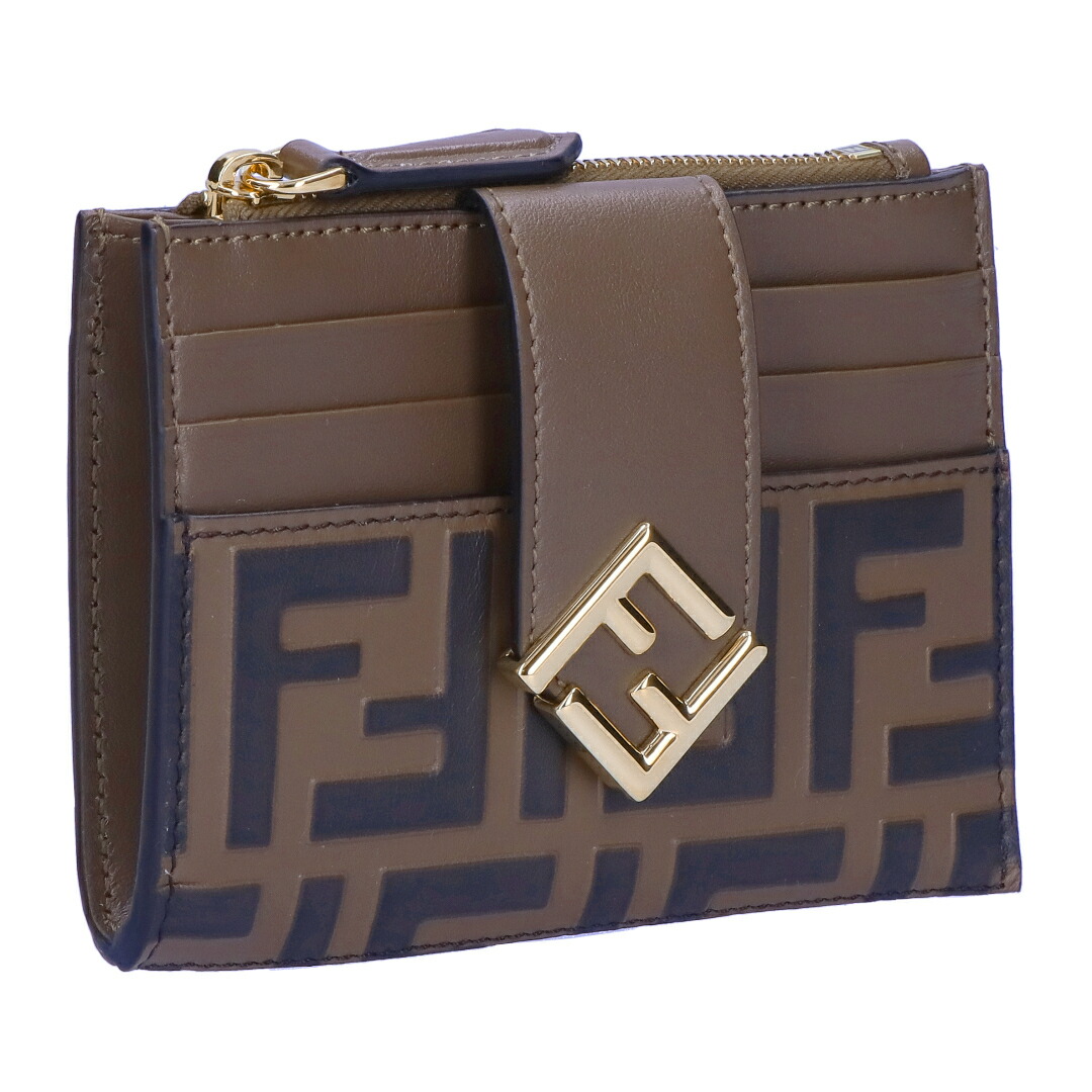 楽天市場】FENDI フェンディ FF Diamonds Zip Card Case FF