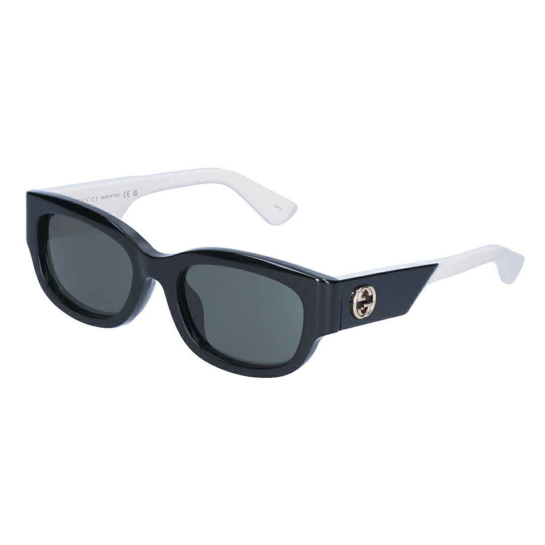 【18日0時～72h限定ポイント5倍】 グッチ GUCCI メンズ レディース サングラス GG1667SK 001 BLACK IVORY GREY 【お取り寄せ】