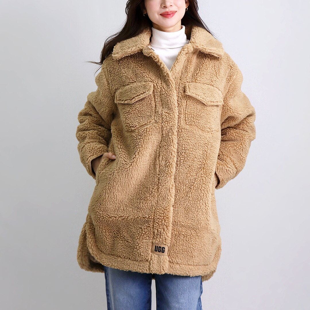 UGGコート Teddy Coat ロング テディ コートボア フェイクファー UGG アグ コート Gertrude Long Teddy Coat 1120631 レディース