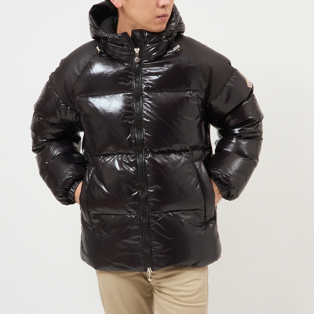 ピレネックス PYRENEX メンズダウンジャケットステン メンズアウター 落ちこむ上衣 フーディ フルジップ STEN DOWNJACKET HUY022 P0009 BLACK