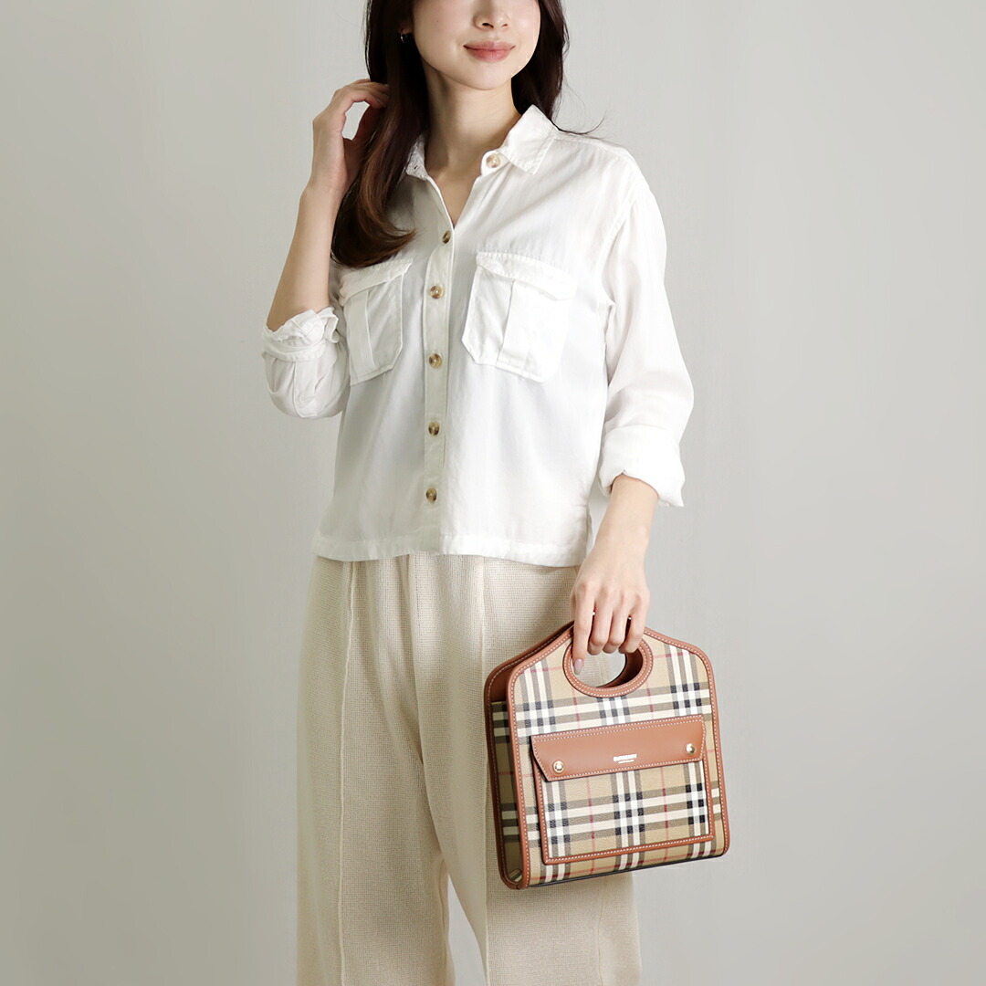 バーバリー BURBERRY 2WAY御徒面子 8066166 BRIAR BROWN