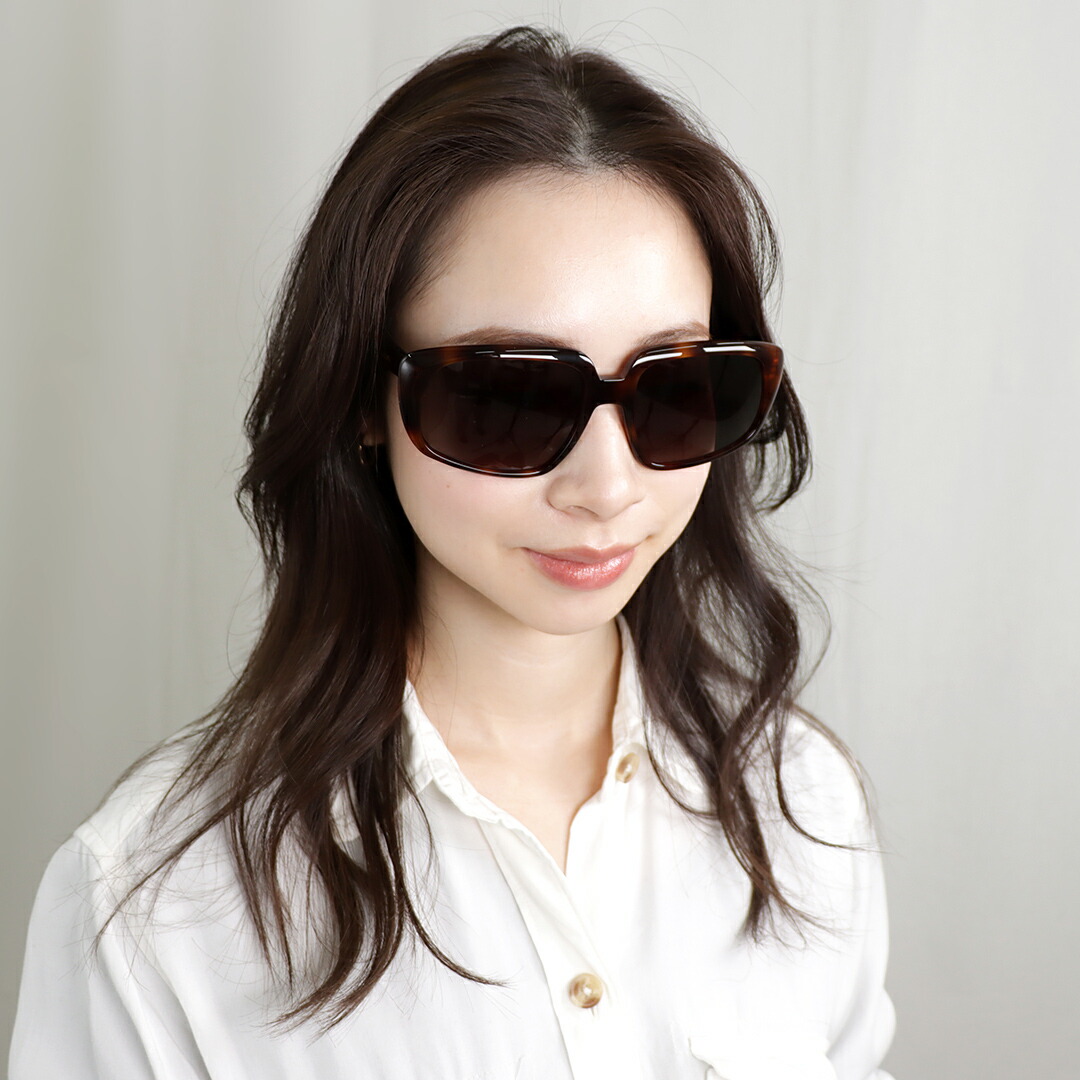 CELINE レディース サングラス CL40071I 56C 56 20 140 Celine Sunglasses CL40071I 56C Tortoise Round Silver