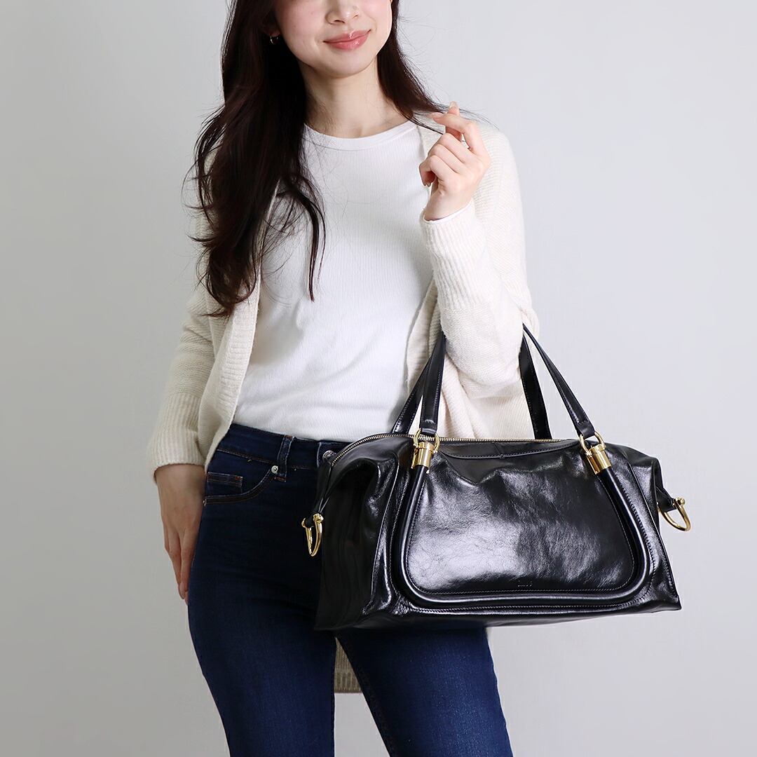 クロエ CHLOE 2WAYバッグ PARATY パラティ24 DOUBLE CARRY CHC24AS750 N82 001 BLACK ブラック 159,000円
