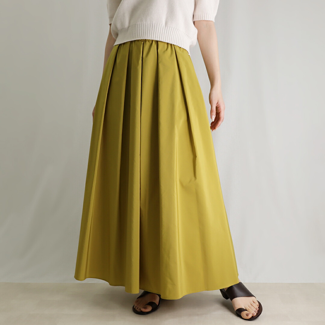 ドリスヴァンノッテンシルバー プリーツロングスカート DRIES VAN NOTEN（ドリス ヴァン ノッテン） スカート HERCHIVE 011116