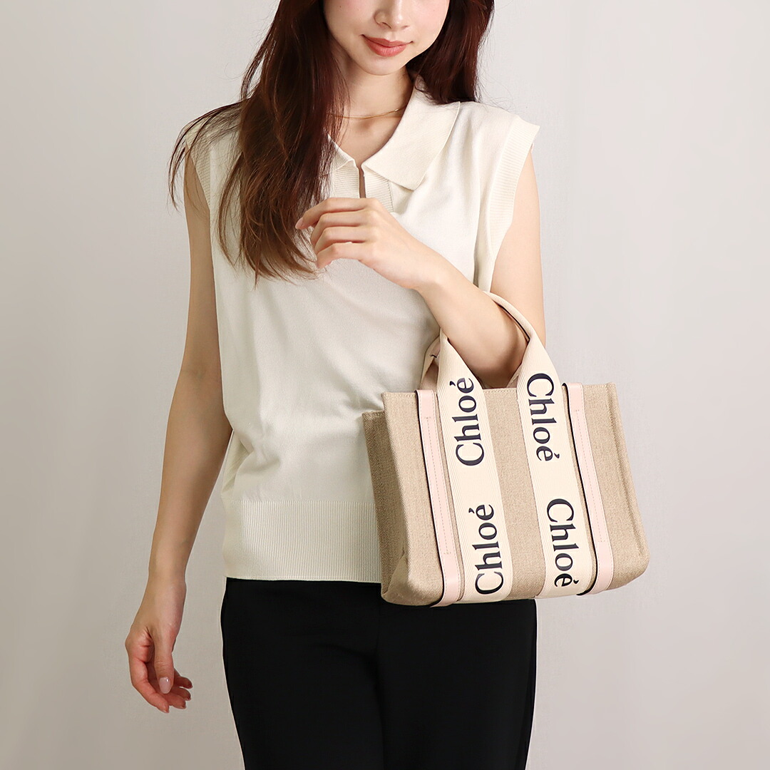 楽天市場】Chloe クロエ LOGO TOTE BAG/バイカラー ロゴ トートバッグ