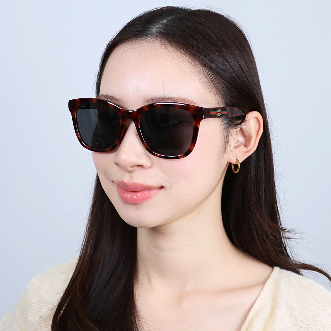【14日20時～28h限定ポイント5倍】 グッチ GUCCI サングラス アジアンフィット UVカット ウェリントン べっ甲 GG1984SK 002 HAVANA HAVANA BLUE