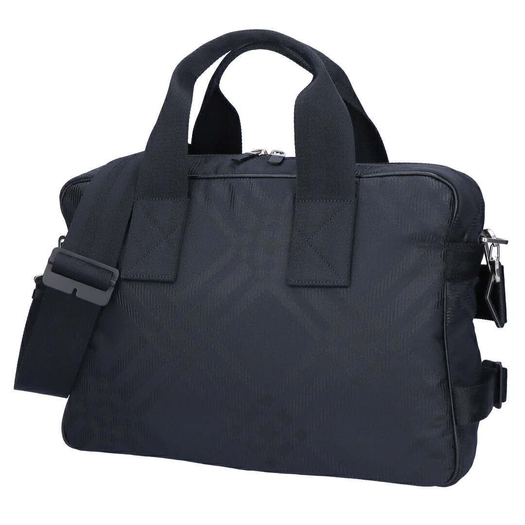 美品 Burberry バーバリー ブリーフ ビジネス ナイロン レザー A4可 BURBERRY - バーバリー／BURBERRY バッグ ブリーフケース