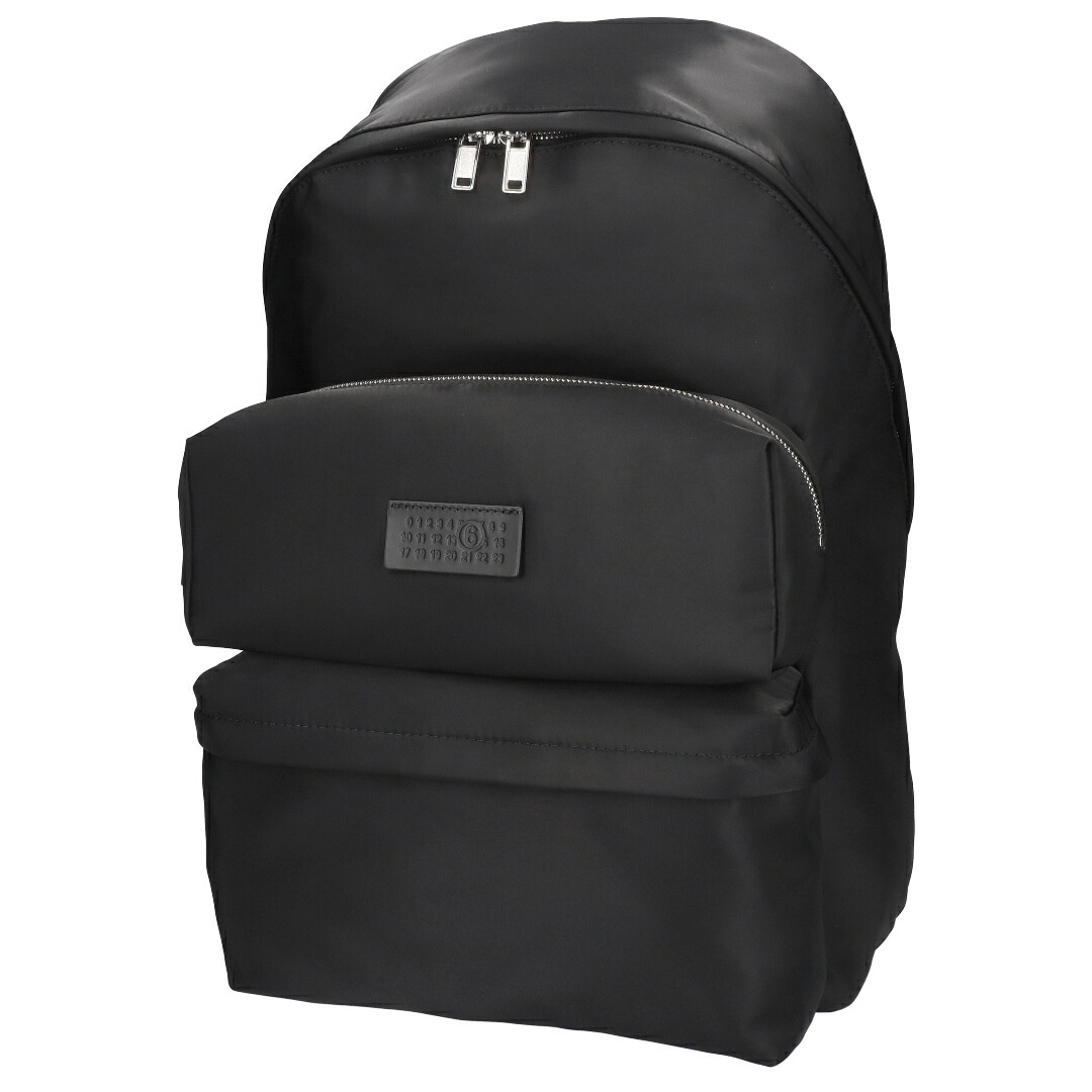 エムエムシックス メゾンマルジェラ MM6 MAISON MARGIELA 御徒面子 背嚢 うしろ側風呂敷き包み SB5WA0006P8504 T8013 BLACK 黒いこと