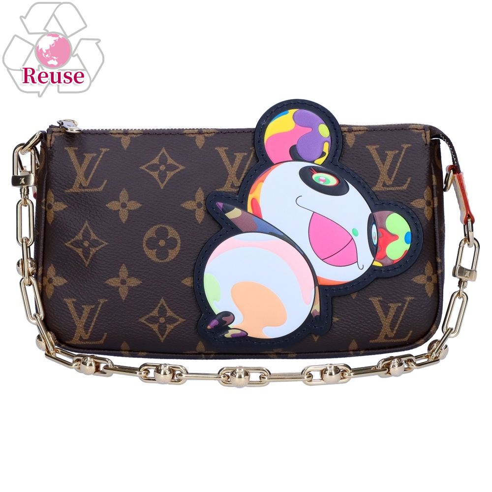 【リユース品】 ルイヴィトン LOUIS VUITTON 御徒面子 ポシェット アクセソワール M13440 赤銅色系 【お取り寄せ】