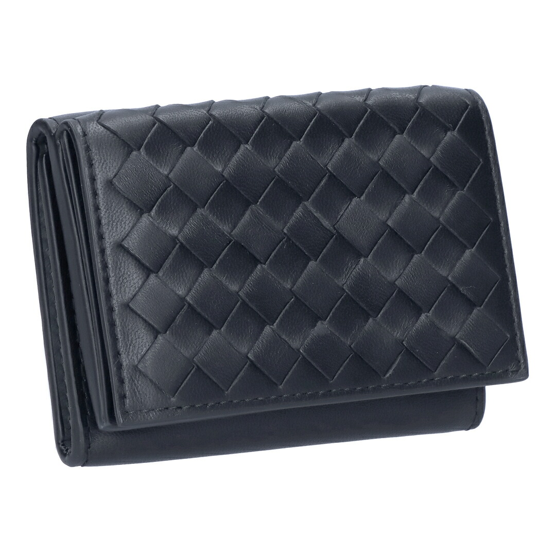美品♡Bottega Veneta ブラック三つ折り財布 楽天市場】ボッテガヴェネタ 三つ折り財布 ミニ財布 ブラック
