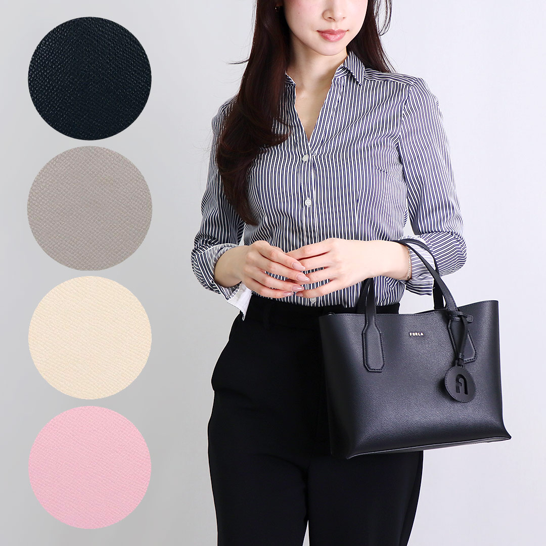 楽天市場】フルラ ハンドバッグ ショルダーバッグ リンダ ブラック