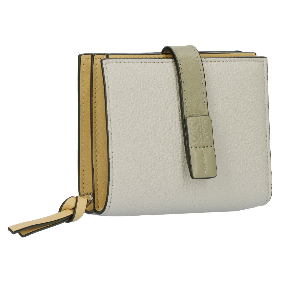 LOEWE 二つ折り財布 ベージュ 楽天市場】LOEWE ロエベ 二つ折り財布 KNOT COMPACT ZIP AROUND
