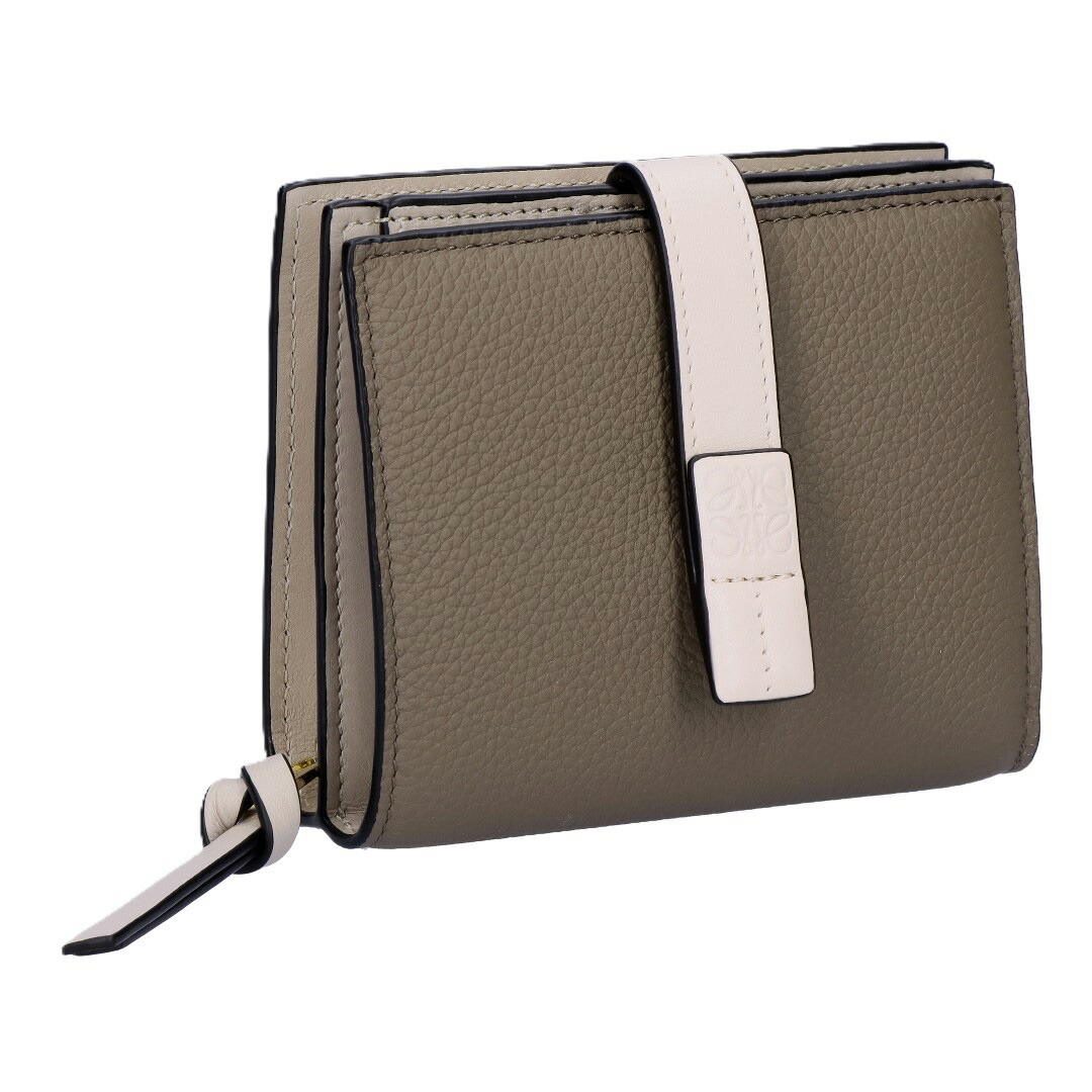 LOEWE ロエベ ラウンドファスナー コンパクト 二つ折り財布 アナグラム LOEWE - ロエベ LOEWE 財布 二つ折り KNOT コンパクト ジップ