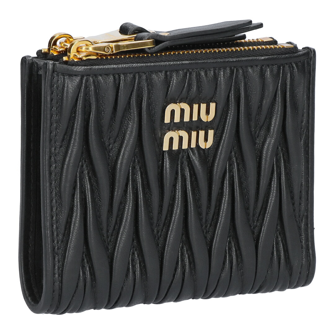 楽天市場】【カラー限定特価】MIUMIU ミュウミュウ 二つ折り財布