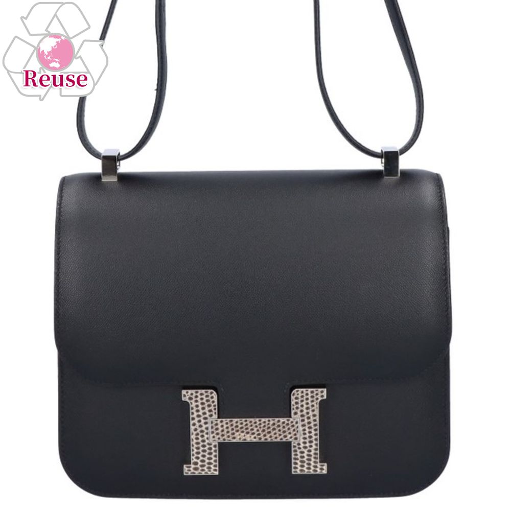 【リユース品】 エルメス HERMES バッグ ショルダーバッグ コンスタンス3ミニ ブラック/シルバー金具 【お取り寄せ】