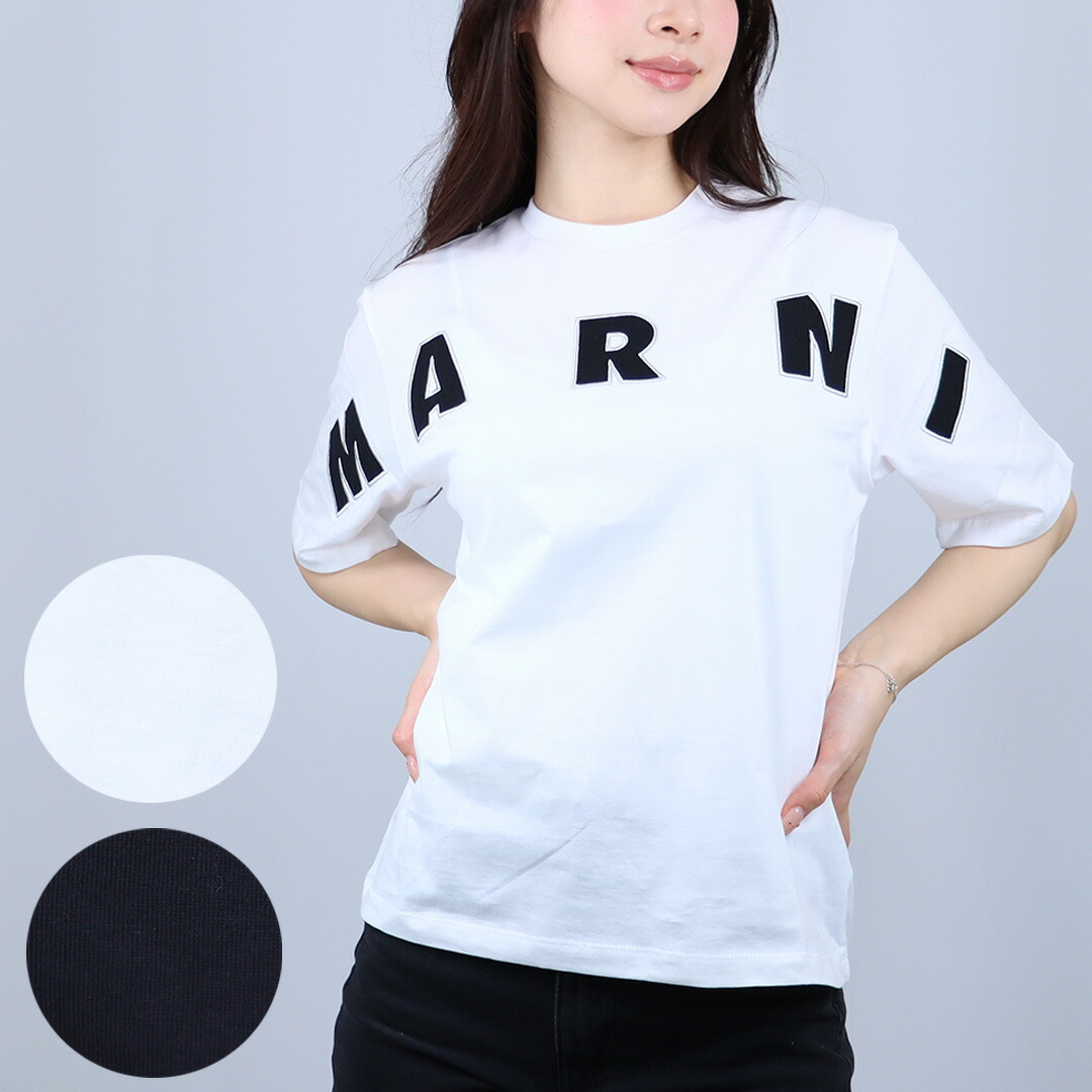 マルニ MARNI キッズ レディース プルオーバー 労働者の一団のど首 ロゴタイププルオーバー MT303F M01733 M00RF