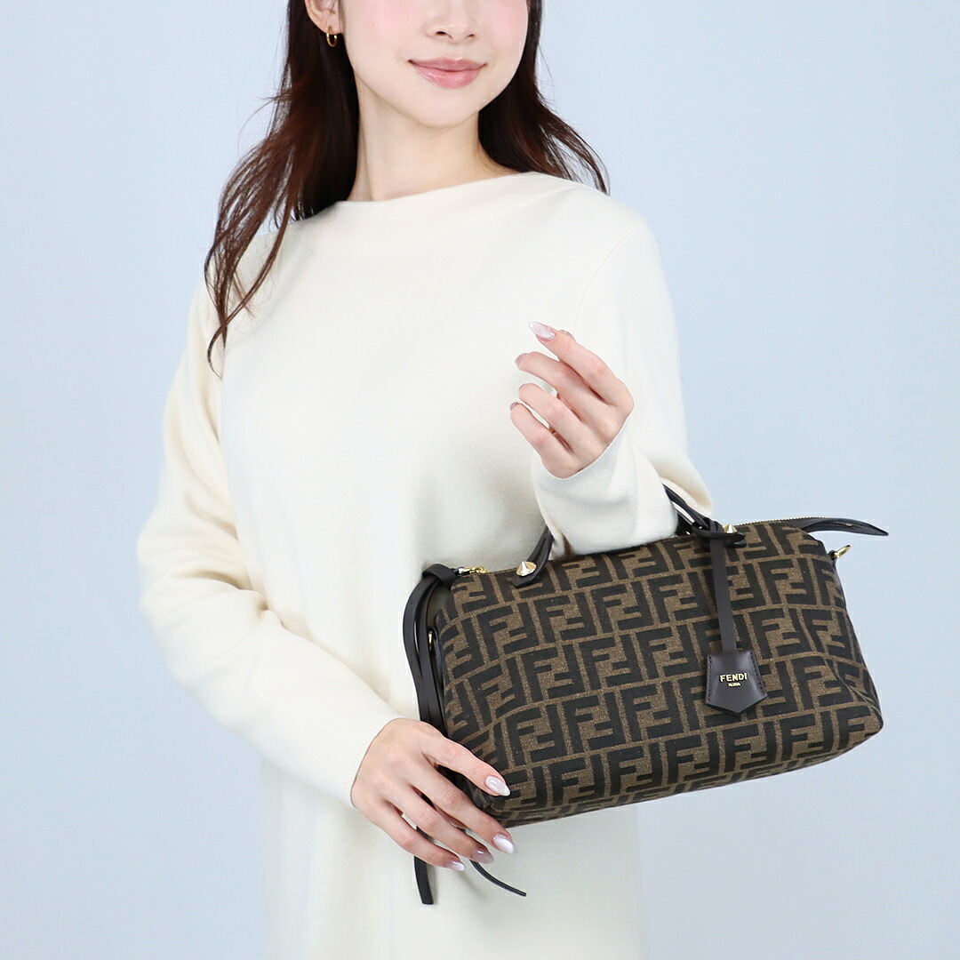 フェンディ FENDI 2WAYバッグ バイ ザ ウェイ ソフト ミディアム 8BL155 AFPM-F1GL7 BROWN＋REAL EBONY｜テザーレブランドショップ