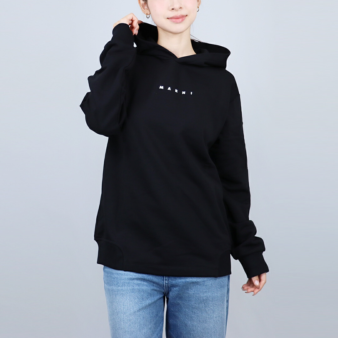 マルニ MARNI キッズ レディース パーカー プルオーバー MS331U M01576 0M900 【お取り寄せ】