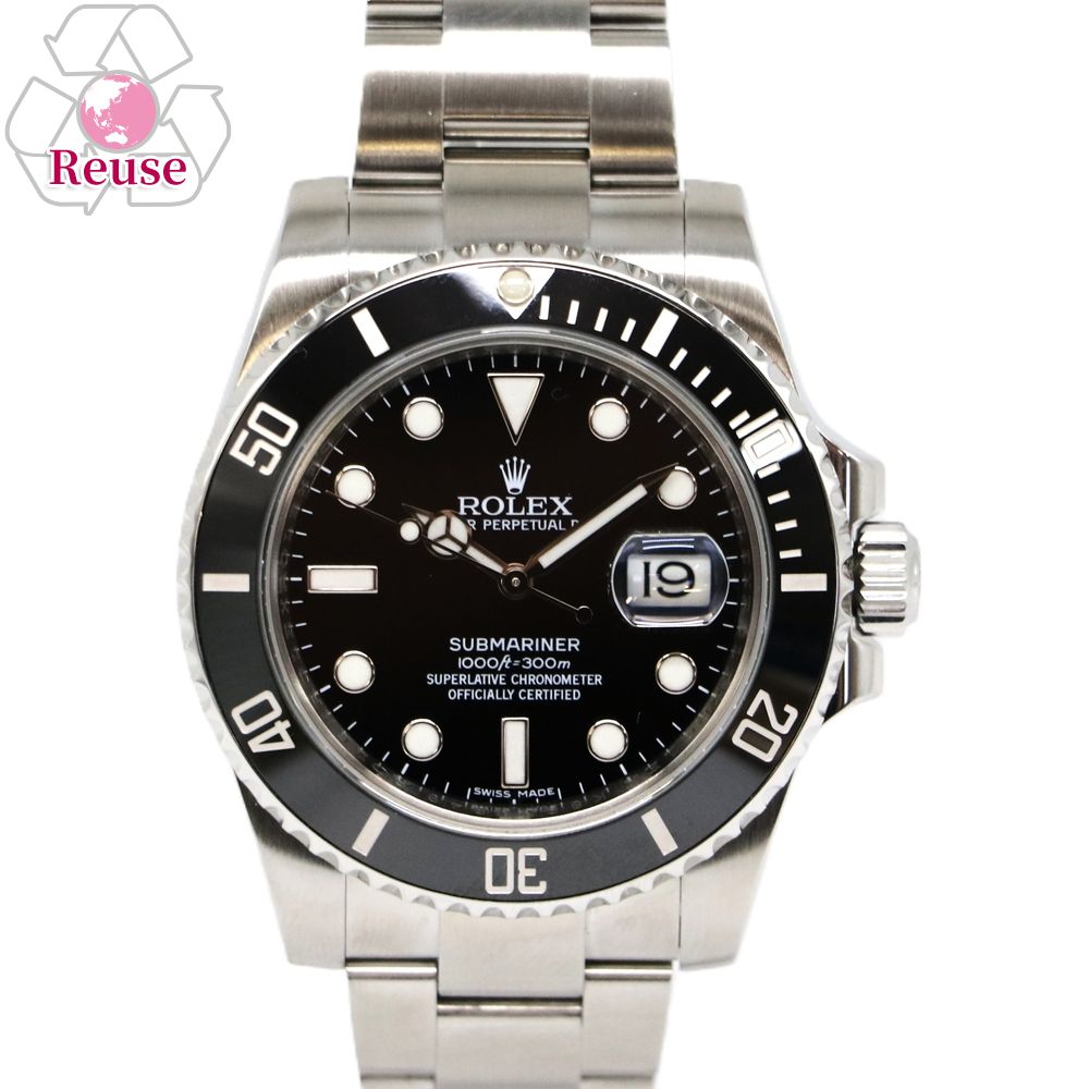 【楽天市場】【1日0時~24h限定ポイント10倍】 【リユース品】 ロレックス ROLEX 腕時計 メンズウォッチ サブマリーナーデイト ...