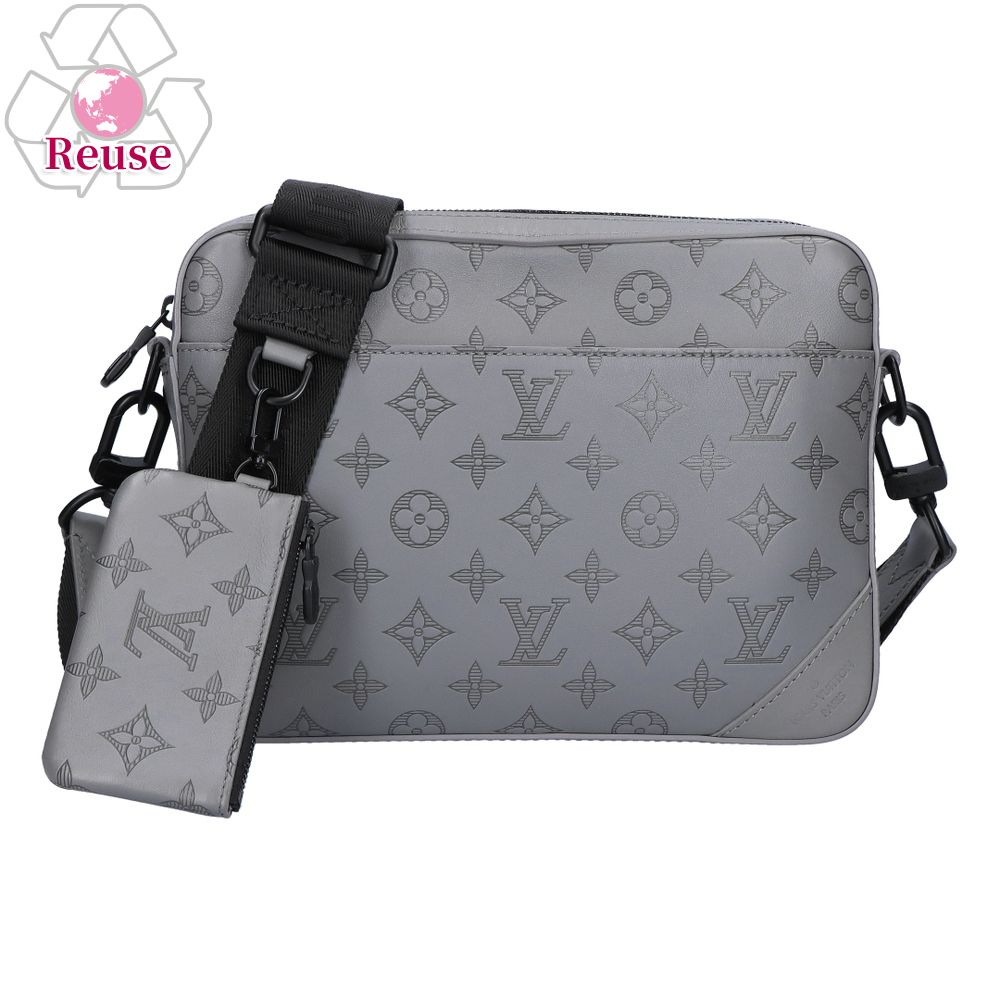【リユース品】 ルイヴィトン LOUIS VUITTON バッグ ショルダーバッグ デュオメッセンジャー M46104 グレー系 【お取り寄せ】｜テザーレブランドショップ