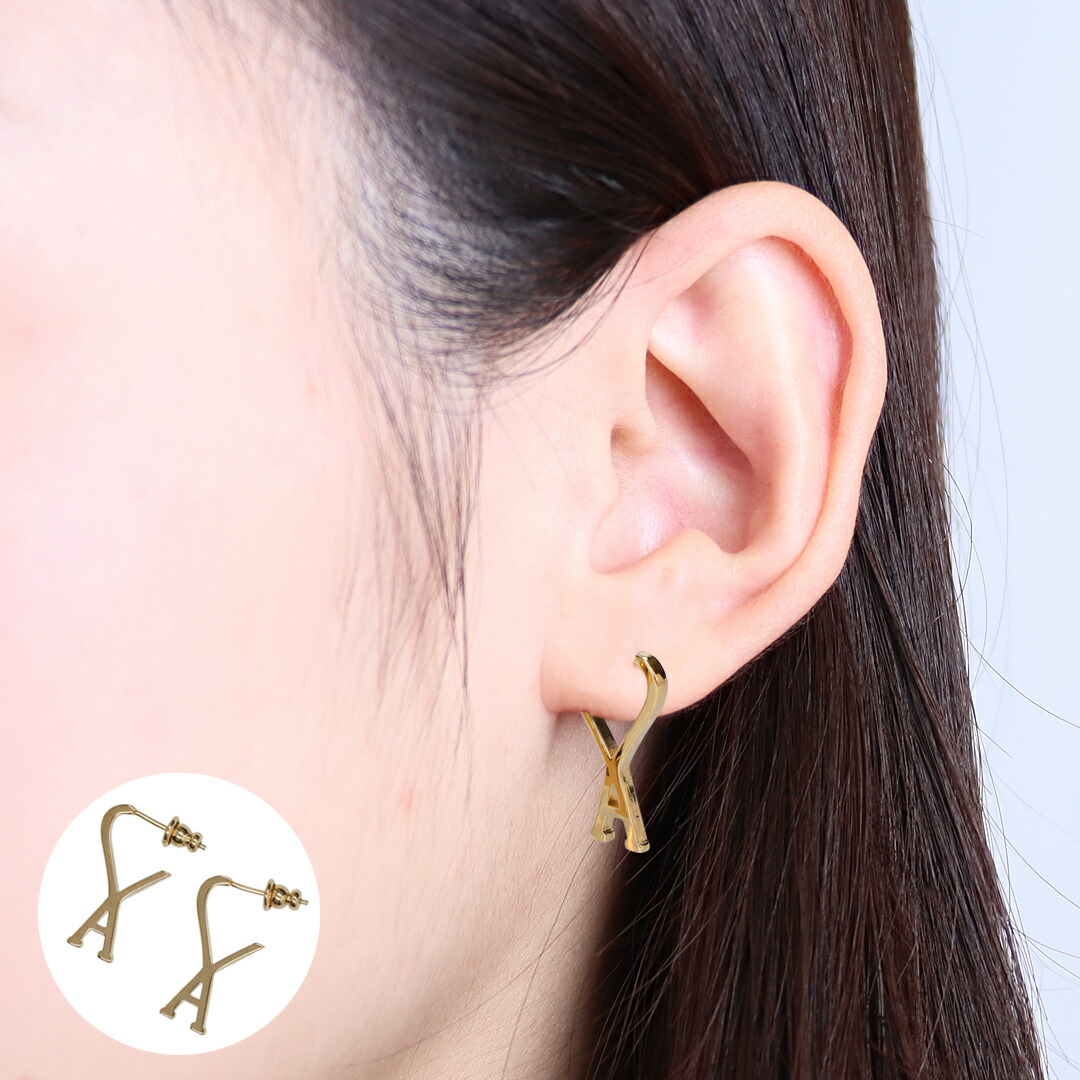 新品未使用】AMI PARIS/ スモールフープピアス 両耳 GLD 【公式通販】