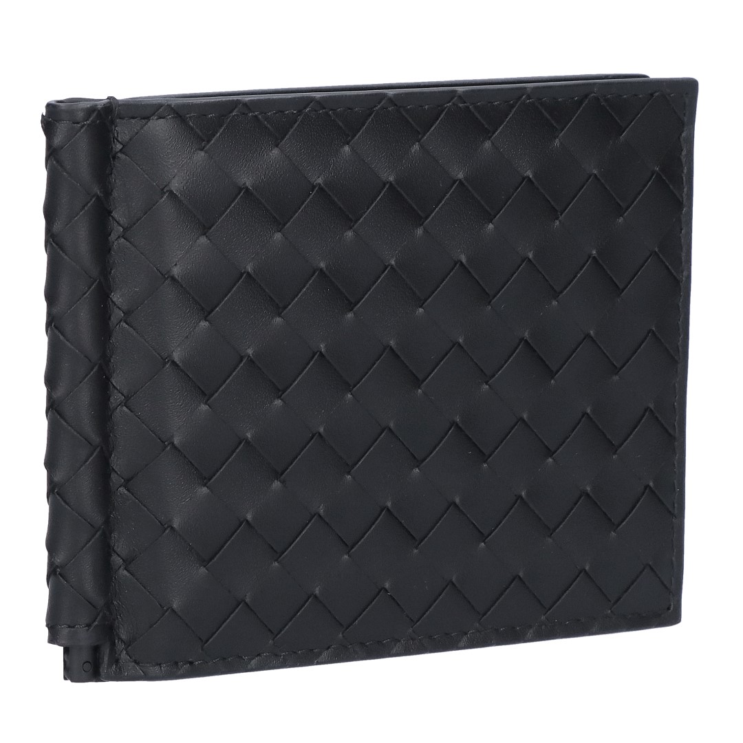 ボッテガヴェネタ BOTTEGA VENETA メンズ 折財布 二つ折財布 小銭入れ無し イントレチャート 123180 V47W1 8966 NERO