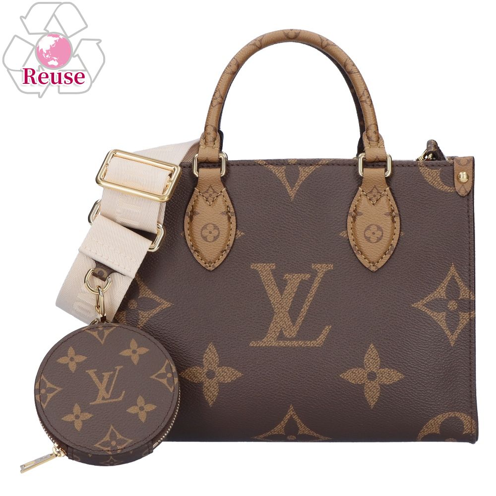 【リユース品】 ルイヴィトン LOUIS VUITTON 御徒面子 2WAY御徒面子 オンザゴーPM M46373 赤銅色系 【お取り寄せ】