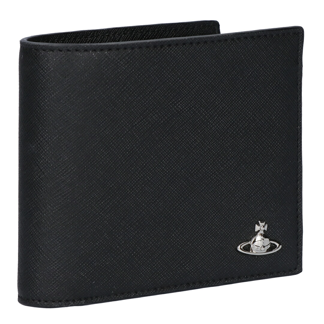 ヴィヴィアンウエストウッド VIVIENNE WESTWOOD メンズ 折札入れ ニつ折札入れ 5115003NM S0021 N401 BLACK
