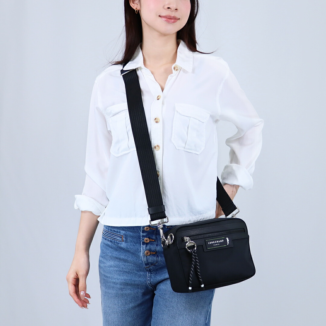 【9日0時～48h限定ポイント5倍】 ロンシャン LONGCHAMP ショルダーバッグ クロスボディバッグ ル プリアージュ エナジー S 20034 HSR 001 BLACK