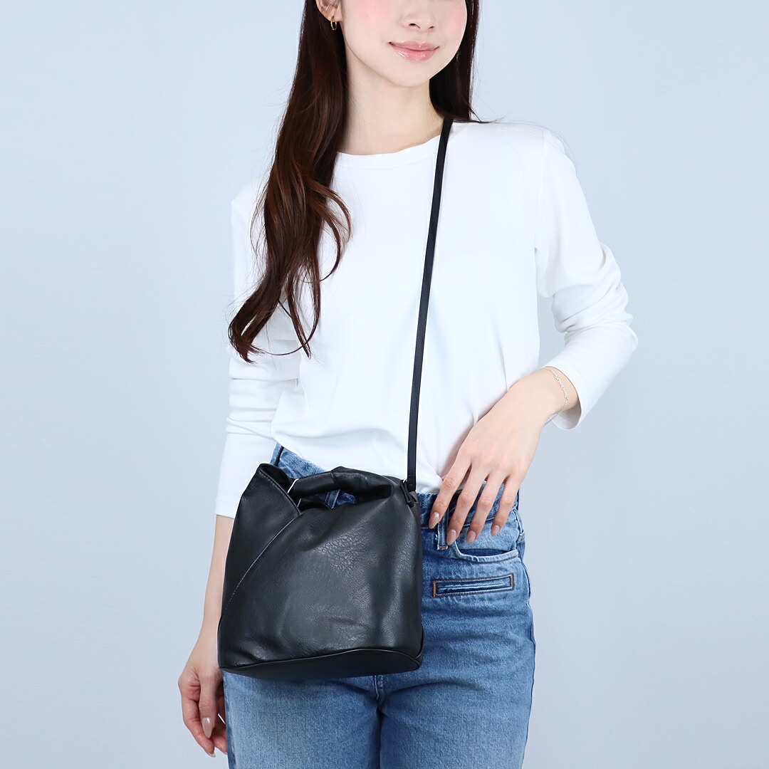 【訳あり】【X-1】エムエムシックス メゾンマルジェラ MM6 MAISON MARGIELA 2WAY御徒面子 ジャパニーズ SB6WD0026 P8396 T8013 BLACK【差し上げ物不可】