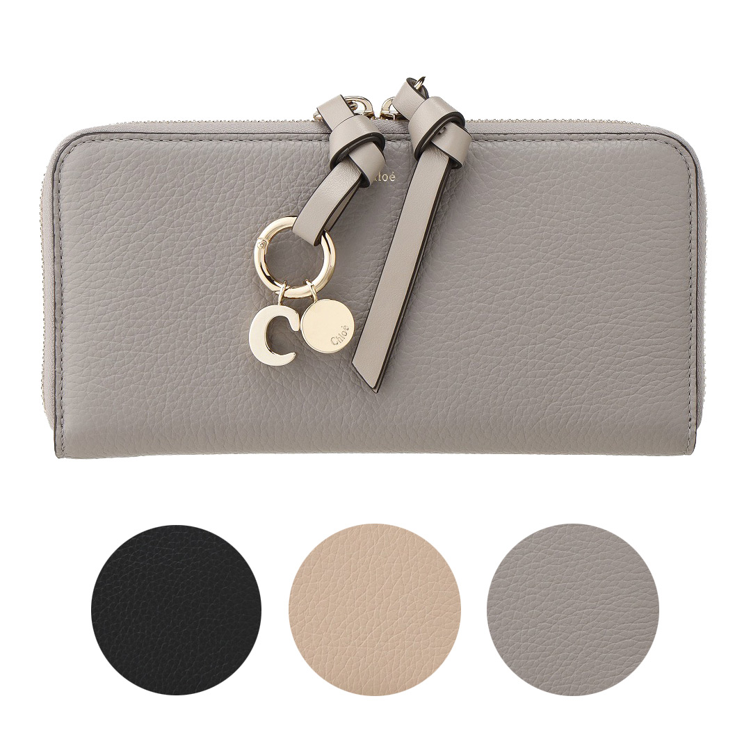 【訳あり】【T-5】クロエ CHLOE 長紙入れ 字母 CHC21WP941 053CASHMEREGREY【差し上げ物不可】
