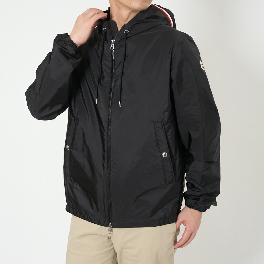 モンクレール MONCLER メンズ ナイロンパーカー ナイロンジャケット フーディ GRIMPEURS グリンパー 1A000 90 54155 999 BLACK|テザーレブランドショップ