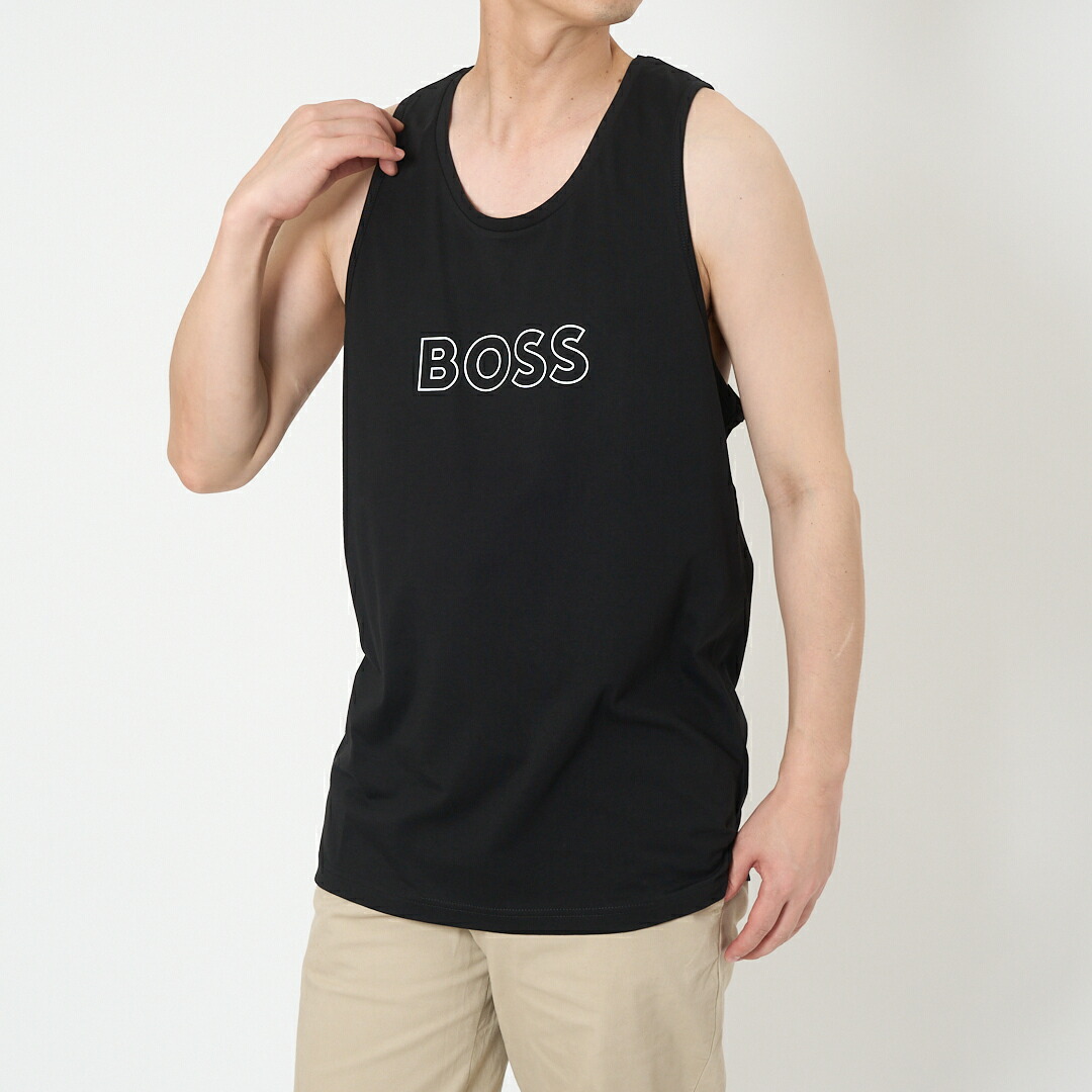 【7日0時～24h制限事項尖んがり5倍】 ヒューゴボス HUGO BOSS 貯蔵タンクいの一番 砂浜御召しもの 水泳着 水陸両用 砂浜貯蔵タンクいの一番 50491711 BEACH TANK TOP