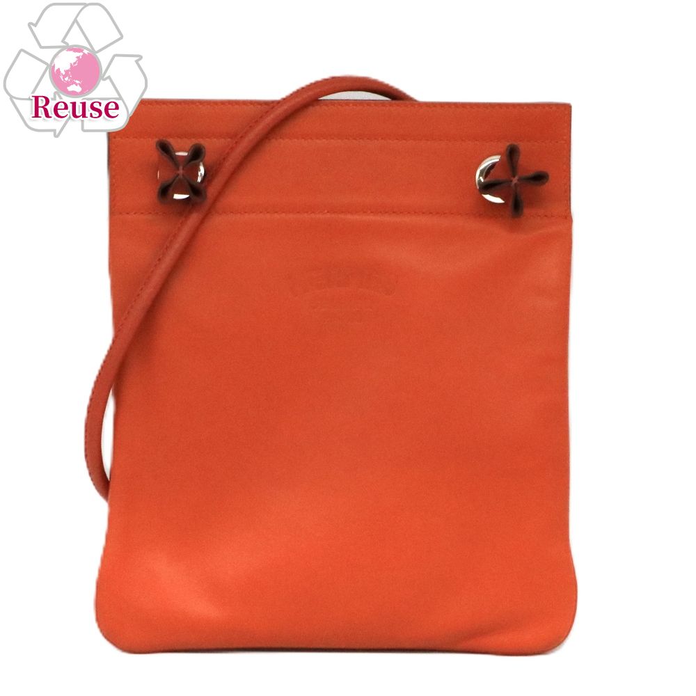 【リユース品】 エルメス HERMES バッグ ショルダーバッグ サックアリーヌミニ オレンジ 【お取り寄せ】｜テザーレブランドショップ