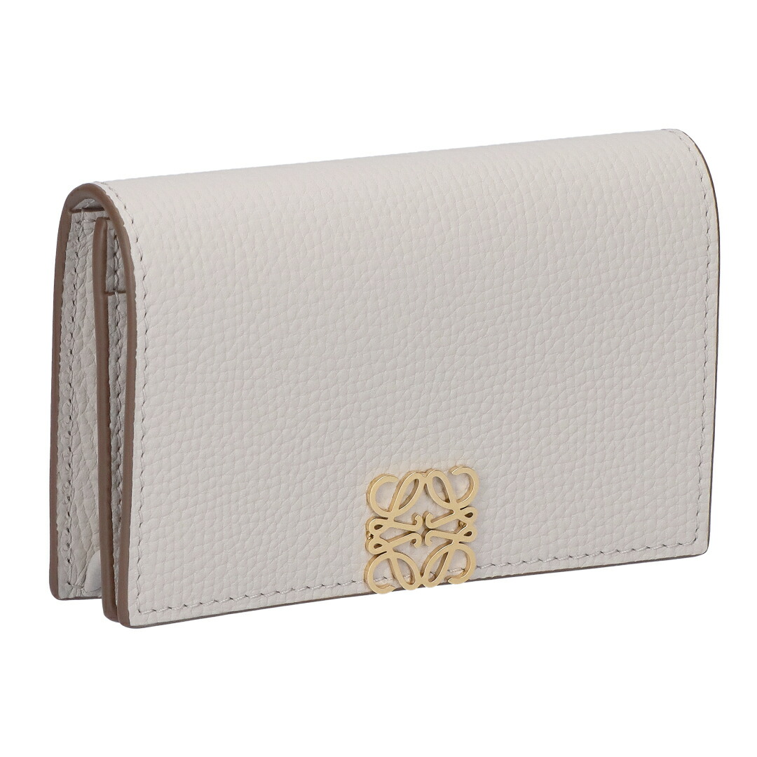 ロエベ LOEWE カードケース 名刺入れ ビジネス アナグラム カードホルダー C821M97X08 8389 LIGHT GHOST GREY｜テザーレブランドショップ