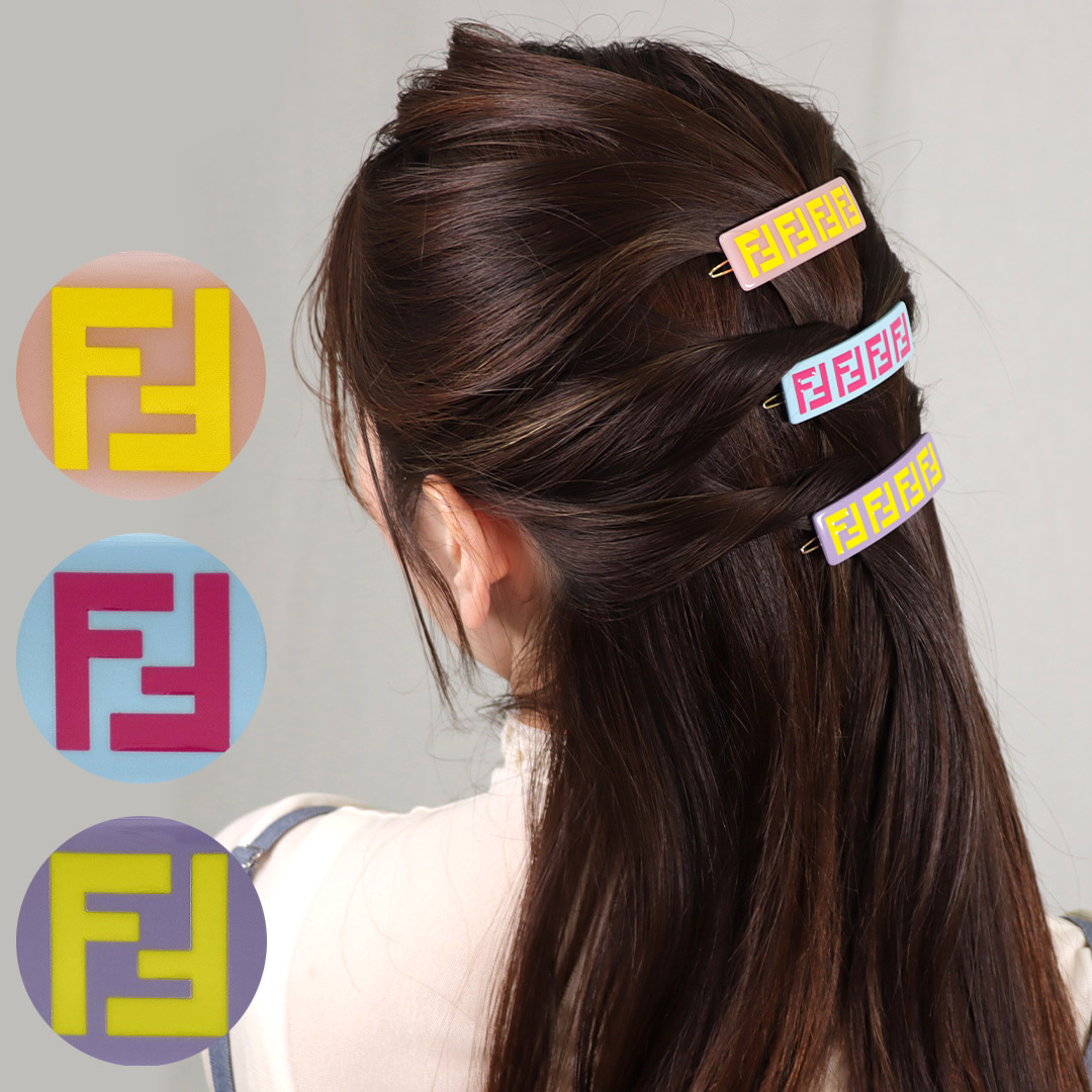 ほぼ未使用 FENDI ミンク シルク ヘアバンド ズッカ ターバン