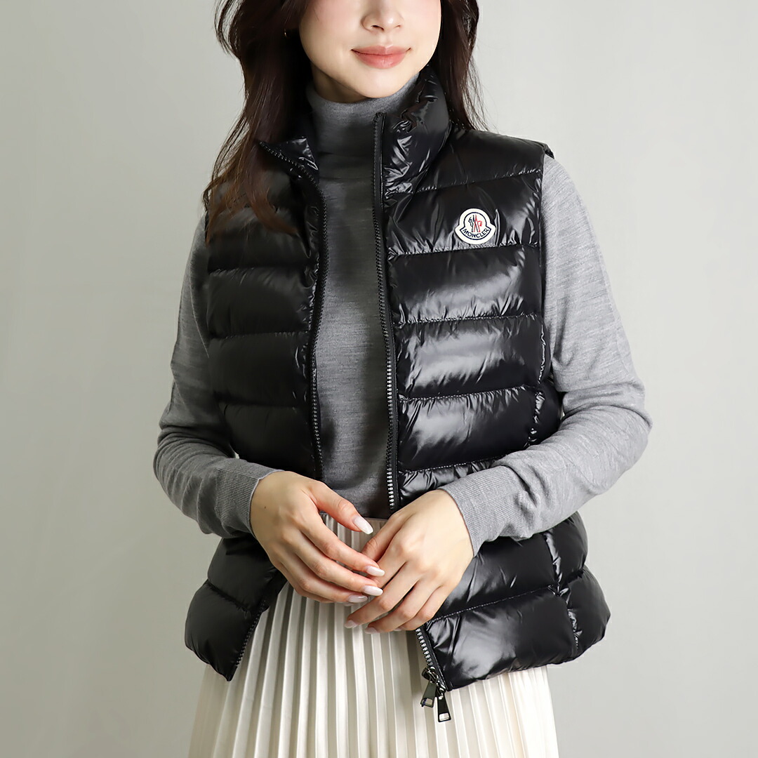 あい　モンクレール　巾着付き　ベスト　美品　S h-k526_1.jpg