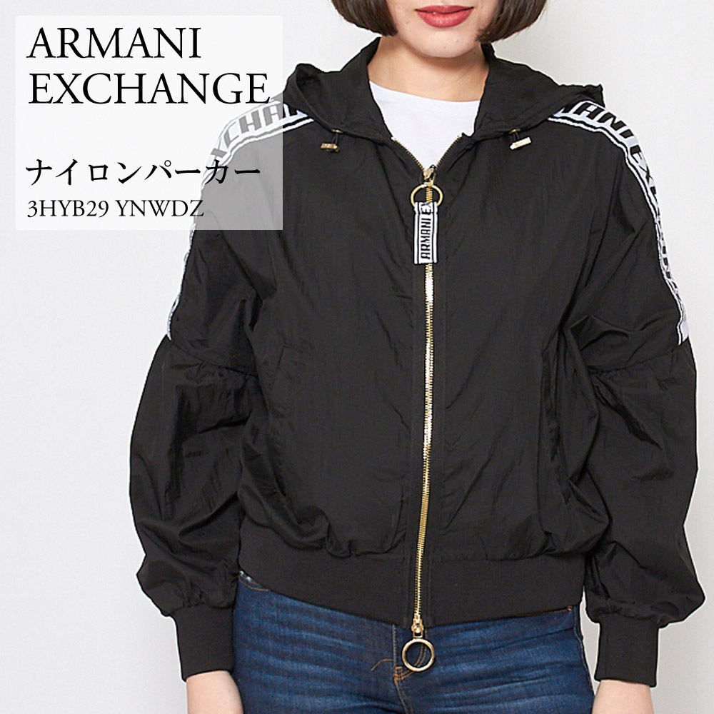 楽天市場 アルマーニエクスチェンジ レディース ナイロンパーカー 3hyb29 Ynwdz ブラック Armani Exchange Cll Ail エクセル ブランドショッピング