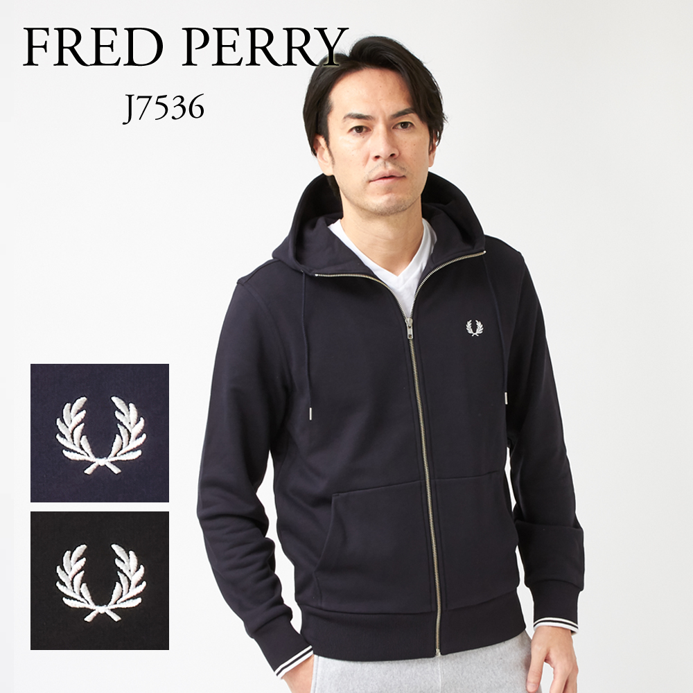 楽天市場 フレッドペリー メンズ ロゴパーカー J7536 選べるカラー Fred Perry Clm エクセル ブランドショッピング