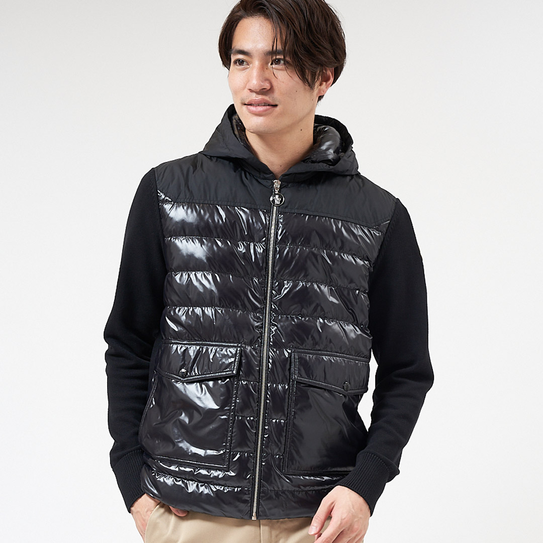 楽天市場】モンクレール MONCLER メンズジップアップパーカー ダウン