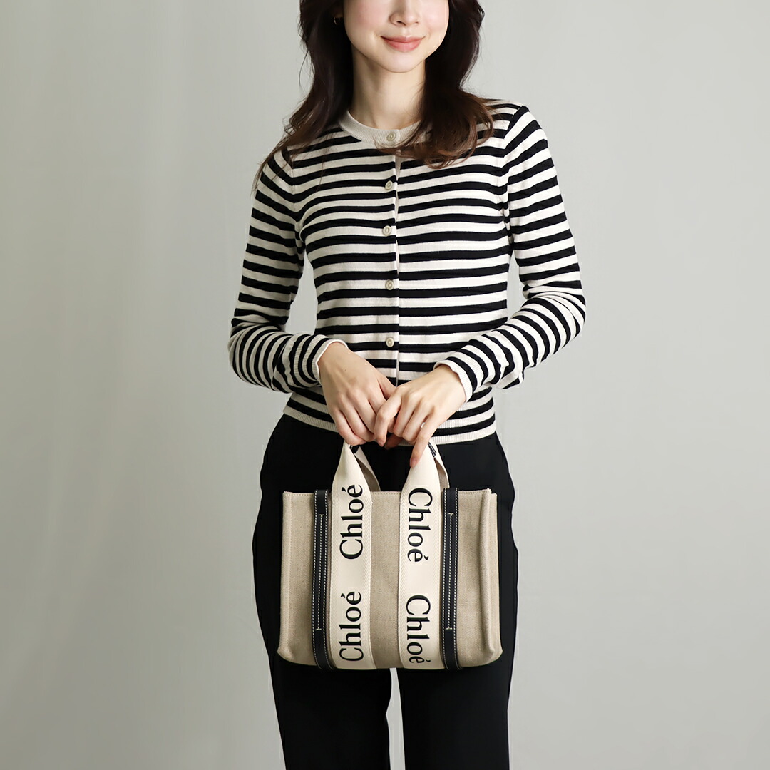 楽天市場】クロエ CHLOE 2WAYバッグ WOODY ミニトート CHC22AP237 I26